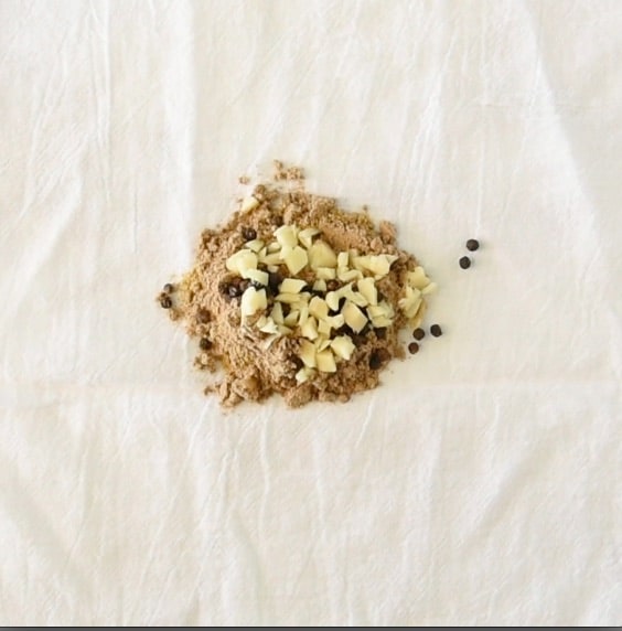 Spices in a cloth