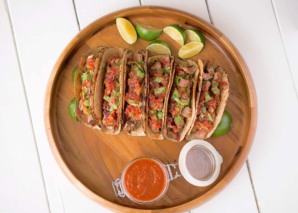 Carne asada tacos