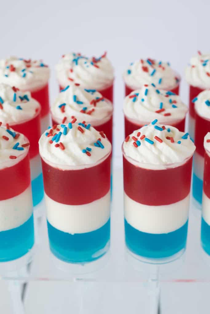 Patriotic jello and cream push pops-18