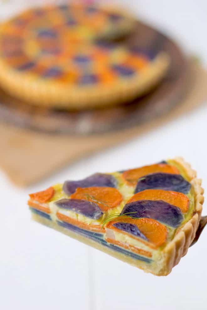A slice of quiche