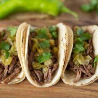 3 beef tacos ready to eat